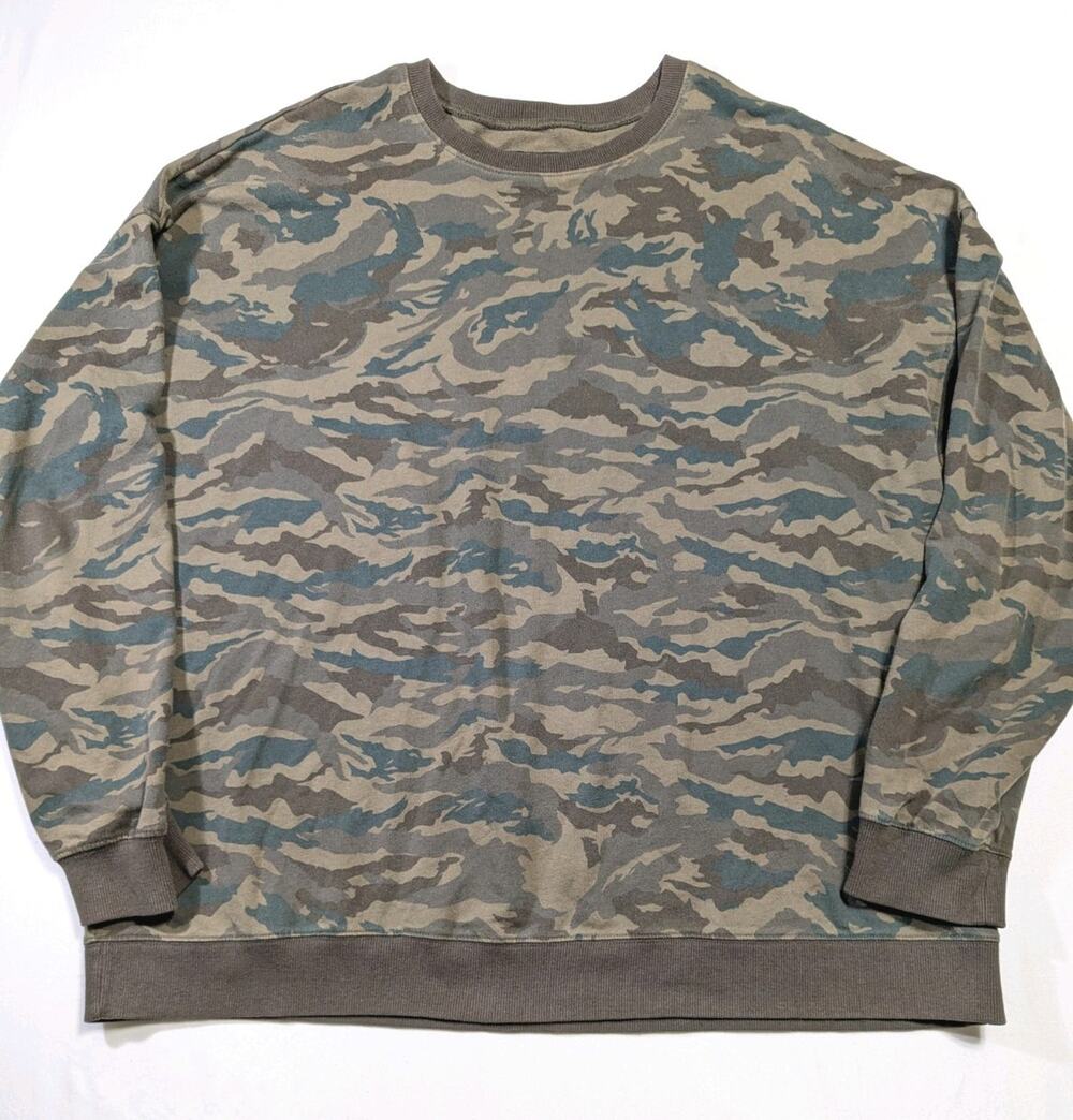 Original Use Camo Sweatshirt Mens XXL Baggy Y2k